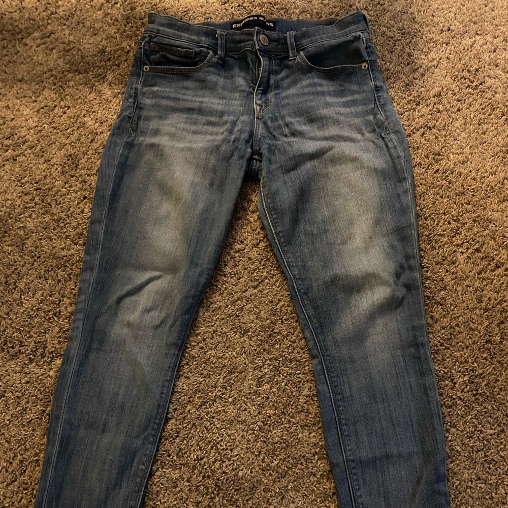 Express mid rise leggings